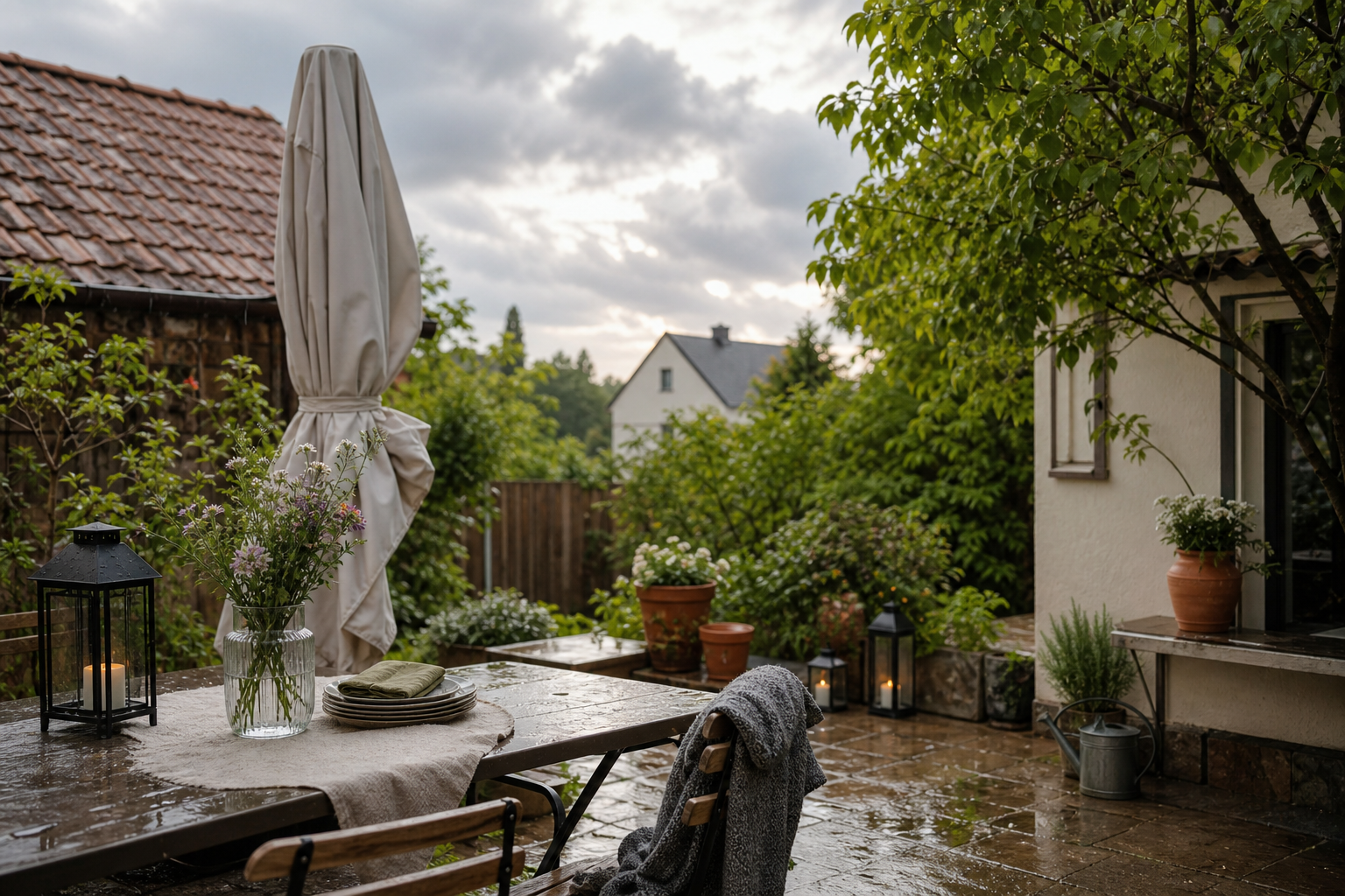 ein kleines fest wetterfest planen, ohne den tag zu überladen